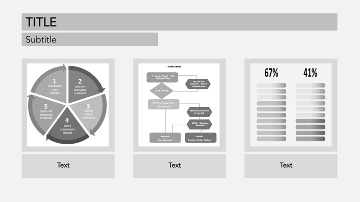 different types of presentation slide