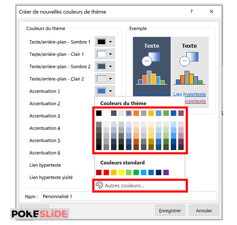 Palette couleur powerpoint 4