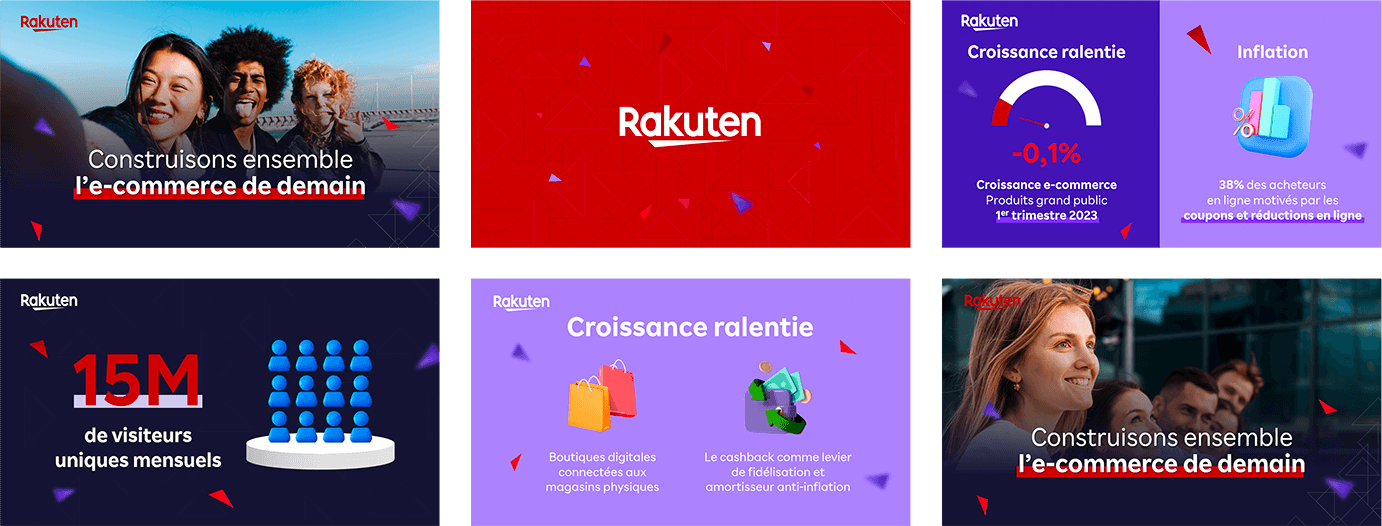 rakuten connect powerpoint réalisations